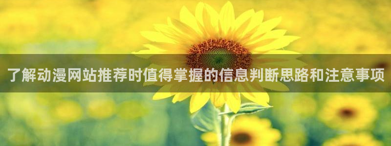 夫妇交换动漫:了解动漫网站推荐时值得掌握的信息判断思路和注意事项